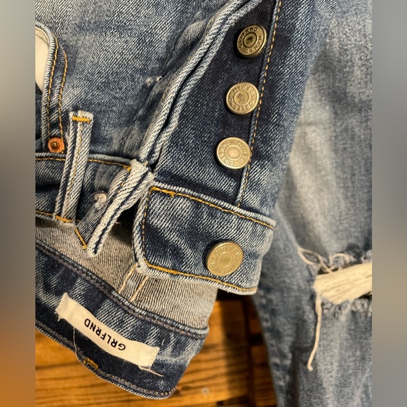 GRLFRND Karolina High Rise Skinny Jeans In Sixpense Size 26 - Picture 3 of 11